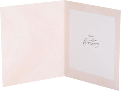 Gold Perfume Design Birthday Card