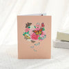 Floral Harmony Butterfly 3D Pop Up Greeting Card