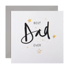 Typography Design Best Dad Birthday Card
