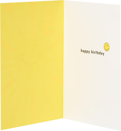Smiley World Sunshine Design Age 5 Birthday Card