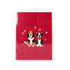 Two Puppy Dogs 3D Pop Up Greeting Card