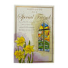 To A Special Friend Light Of The World Happy Easter Blessing Greeting Card