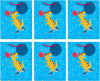 Party Dinosaur Design Multipack of 6 Medium Gift Bags