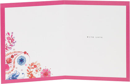 Eastern Print Design Nan Birthday Card