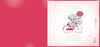 Bears On Bicycle Love of my Life Luxury Large Boxed Handmade Valentine's Day Card