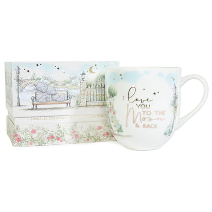 Me to You Tatty Teddy Luxury Bone China 'Moon and Back' Mug for A Loved One Presented in Satin-Lined Gift Box Signature Collection