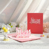 MOM Love You 3D Pop Up Greeting Card - Mother's Day Birthday