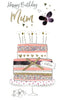 Hand-Finished Wonderful Mum Birthday Greeting Card