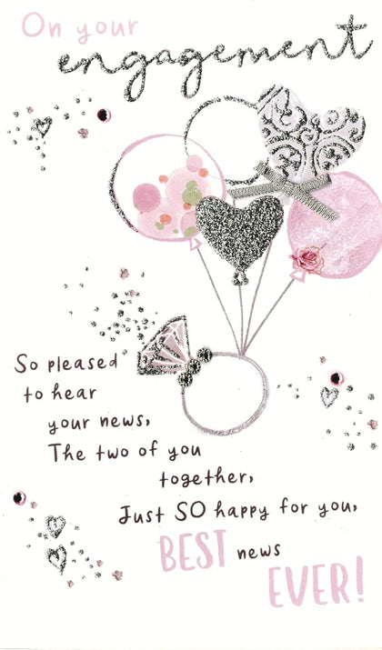 Best News Ever! Engagement Congratulations Card