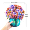 Daisy Delight Vibrant Pop Up Flower Vase Card