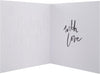 Contemporary Heart Design Mum Birthday Card