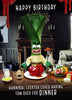 Hannibal Leektar Violent Veg Funny Humourous Quirky Blank Birthday Card