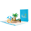Beach Bliss 3D Summer Pop Up Greeting Card