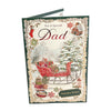 For a Special Dad Sleigh with Gifts Christmas Card