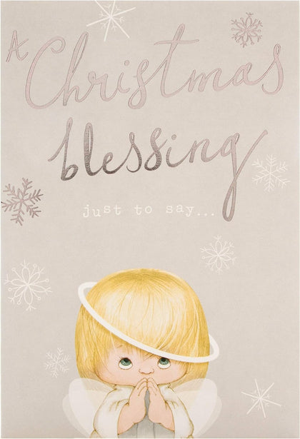 pack of 6 Christmas Blessing Medium Card 