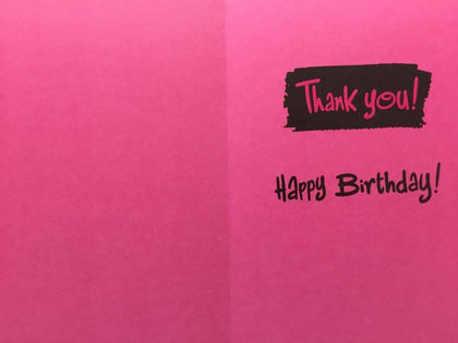 Bad Influence Birthday card Greeting Card