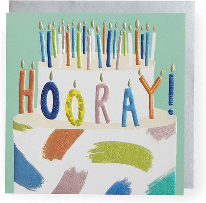 Kindred Hooray Birthday Cake Card