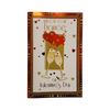 To Fiance Cheers Champagne Glass Design Boxed Valentine's Day Card