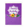 Bloom & Cheer 3D Birthday Basket Pop Up Card