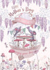 Whimsical Mice and Floral Design Mother's Day Card
