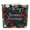 Flowers Design Season's Greetings Pack of 8 Christmas Cards