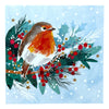 Robin Design Pack of 8 Christmas Cards