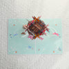 Blue Sealed Butterfly Bouquet 3D Pop Up Greeting Card