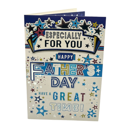 Especially For You Star Brust Design Father's Day Card