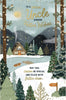 Festive Cabin Scene Uncle Christmas Card