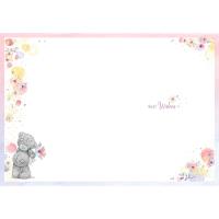 Bear With Single Flower Get Well Soon Card