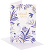 Blue & Gold Design Thank You Card