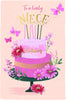 Luxury Gold Foiled To A Lovely Niece Birthday Card