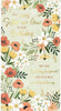 Floral Design Sister in Law Birthday Card