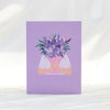 Orchids in Hand 3D Pop Up Greeting Card - Mother's Day Birthday Anniversary