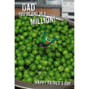 Dad 'One In A Million Peas Funny Father's Day Card