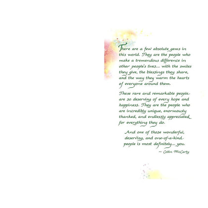You Are Thanked And Endlessly Appreciated Sentimental Verses Keepsake Greeting Card