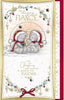 Bears With Xmas Gift Amazing Fiancé Handmade Christmas Card