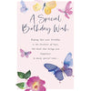 Butterflies Design Traditional Special Birthday Wish Card