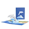 Dolphin Ocean Leap 3D Pop Up Greeting Card