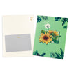 Golden Glow Sunflower Pop Up Greeting Card