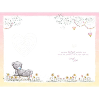 Bear And Large Heart Pop-Out Luxury Wife Birthday Card