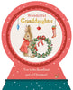 Peter Rabbit Snow Globe Design Wonderful Granddaughter Christmas Card