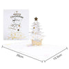 Season’s Sparkle Crystal Tree 3D Pop Up Christmas Card