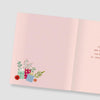 Beautiful Pink Design Thinking Of You Comforting Christmas Card