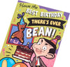 Mr Bean Cartoon Design Birthday Card