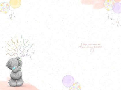 Bear Carrying Cake Birthday Card