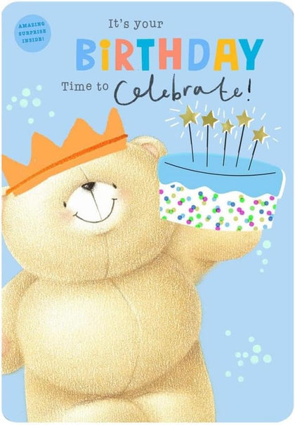 Time To Celebrate Forever Friends Birthday Card