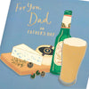 Cheese and Beer Design for Dad Father's Day Card