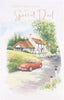 Sports Car & Pub Design Dad Birthday Card