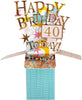 Clever Cube Fabulous! 40th Birthday For Her Pop Up Greeting Card